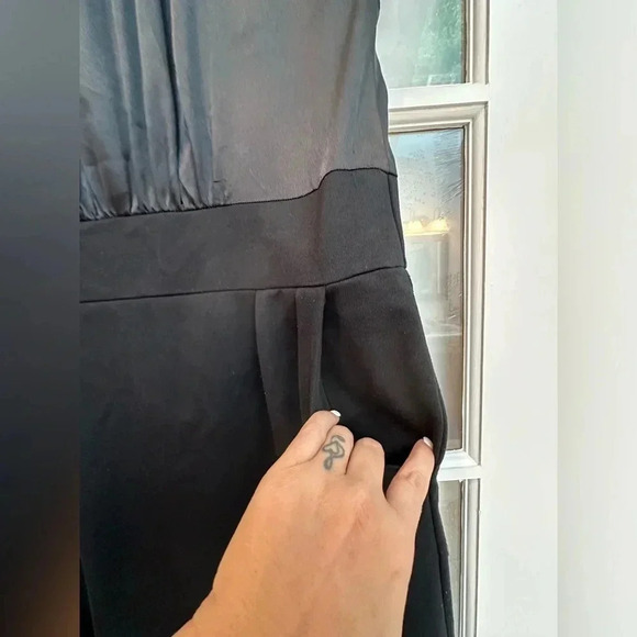 MICHAEL Michael Kors Black Classic Stretchy Short Sleeve Dress Size 12 Large L - Picture 6 of 10